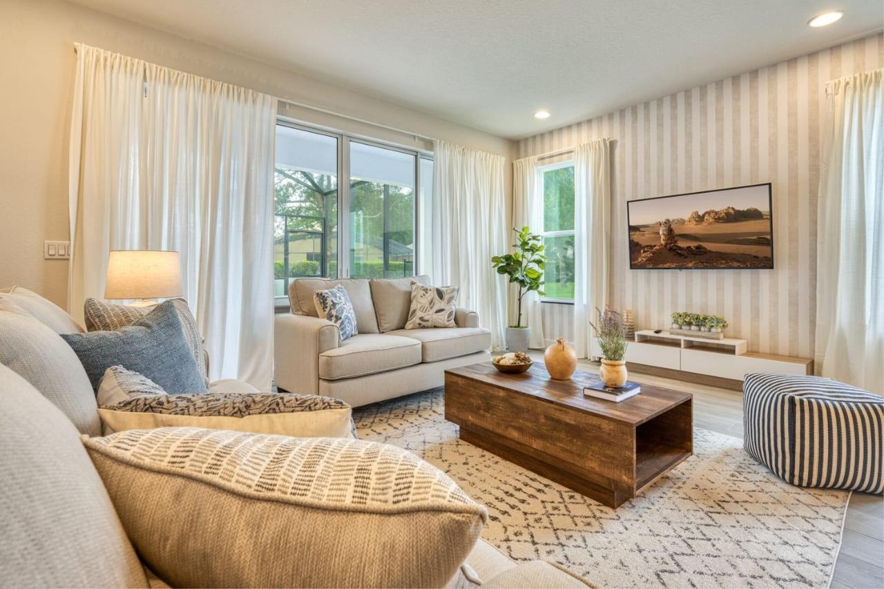 Modern Home With Private Pool Near Disney 奥兰多 外观 照片